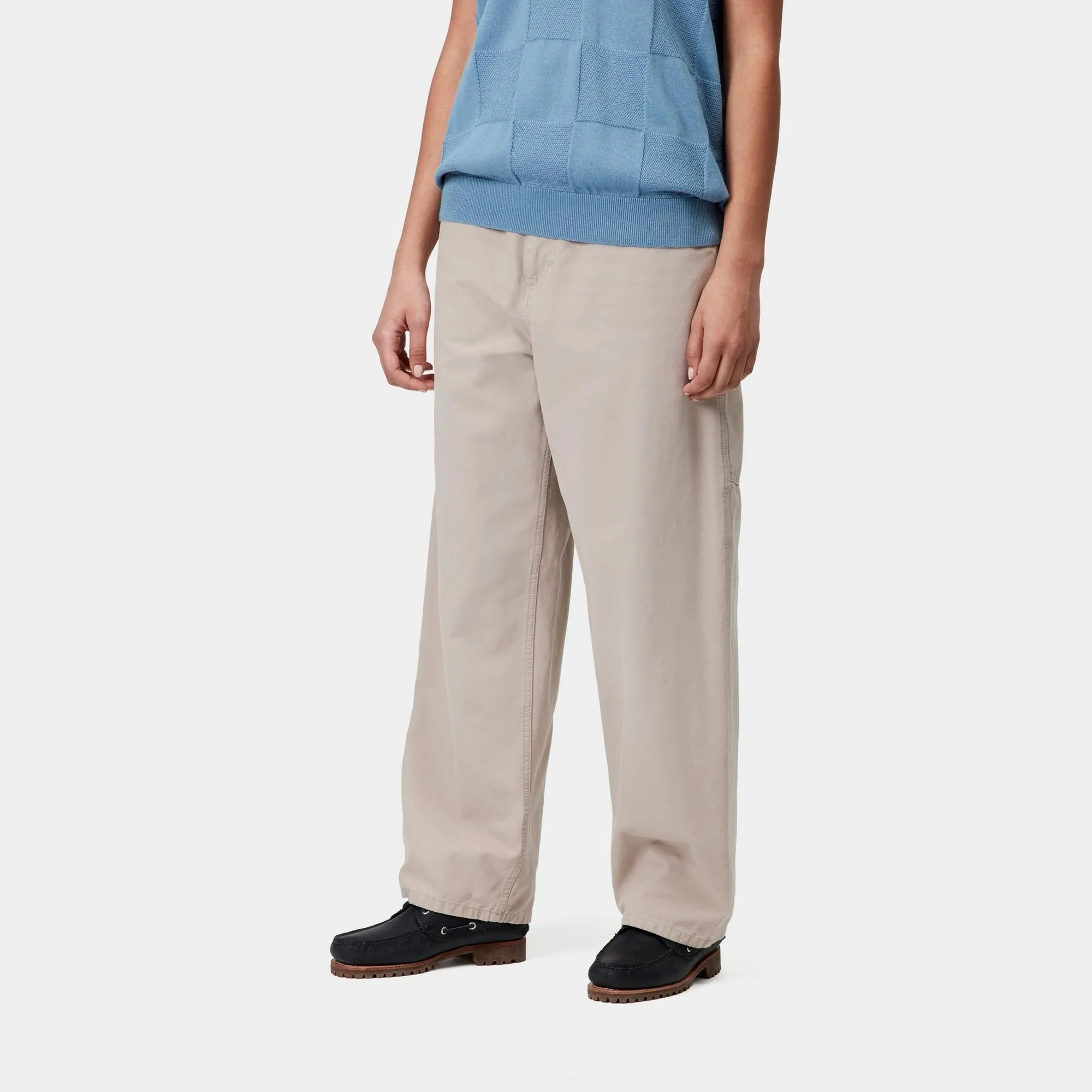 Women's Brandon Single Knee Pant | Dusky Beige (stone canvas) Carhartt WIP