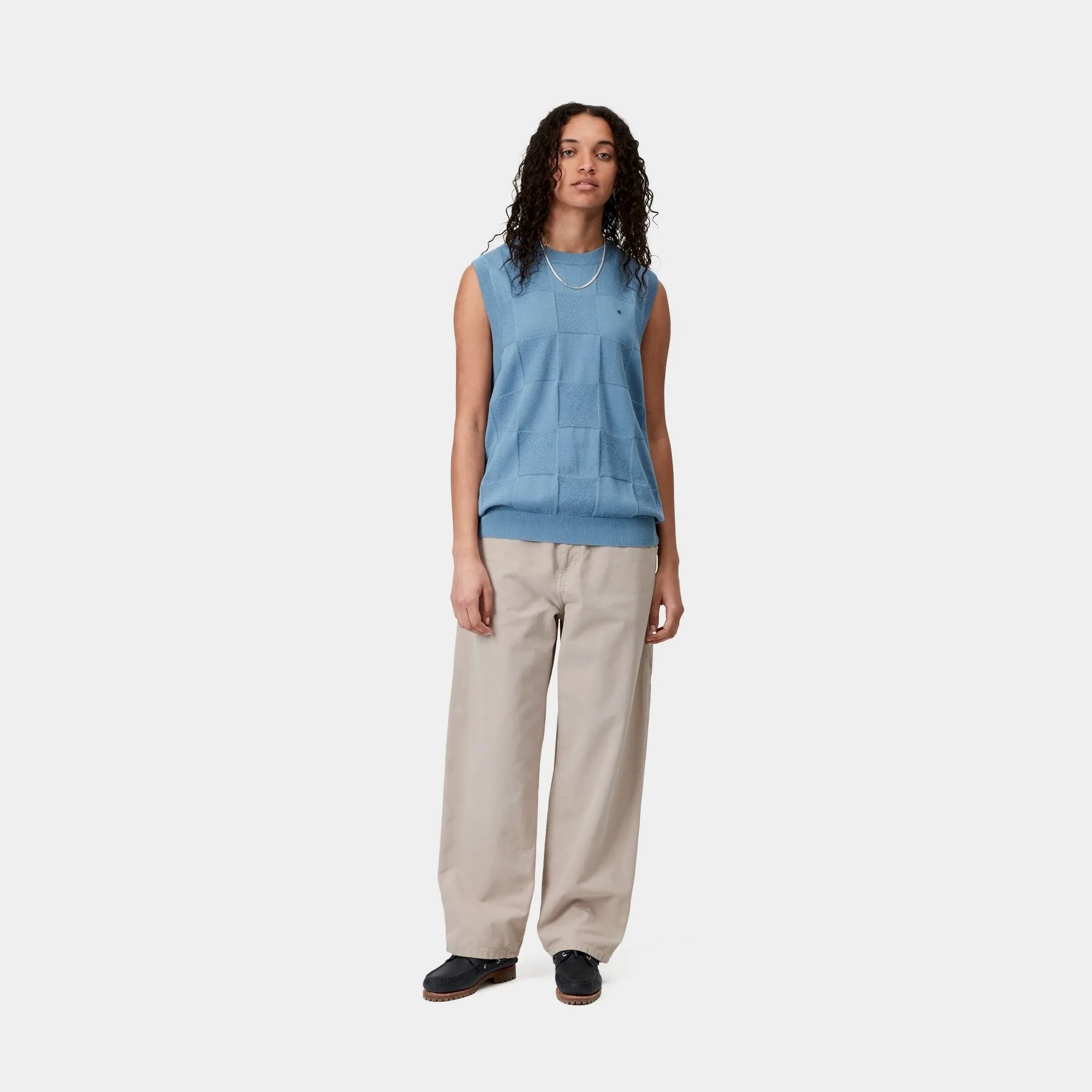 Women's Brandon Single Knee Pant | Dusky Beige (stone canvas) Carhartt WIP