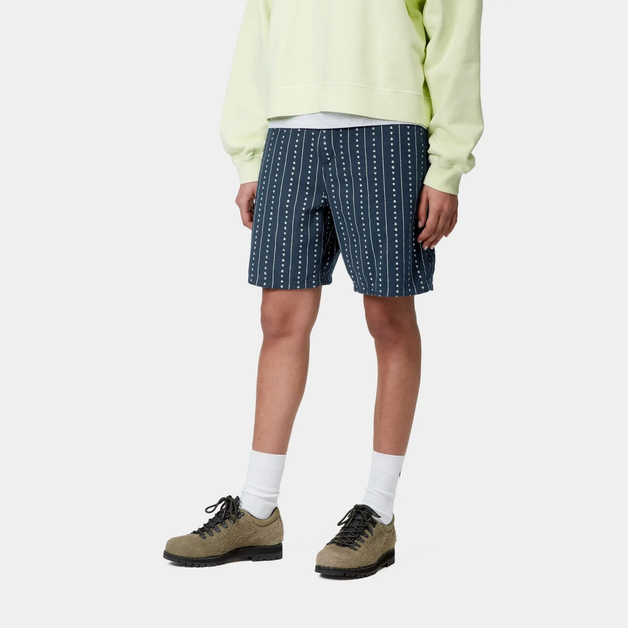 Women's Drewe Short | Ink / Natural Heart C Pinstripe Carhartt WIP