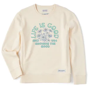 Women's Growing the Good Daisies Simply True Crew LIFE IS GOOD