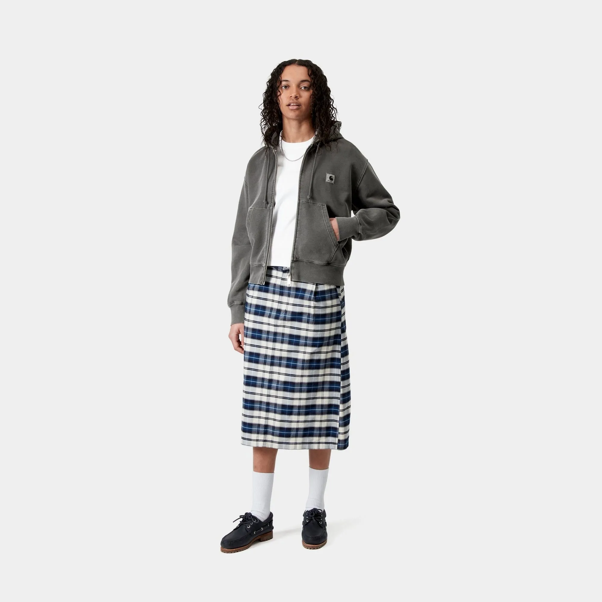 Women's Hooded Nelson Jacket | Graphite Carhartt WIP
