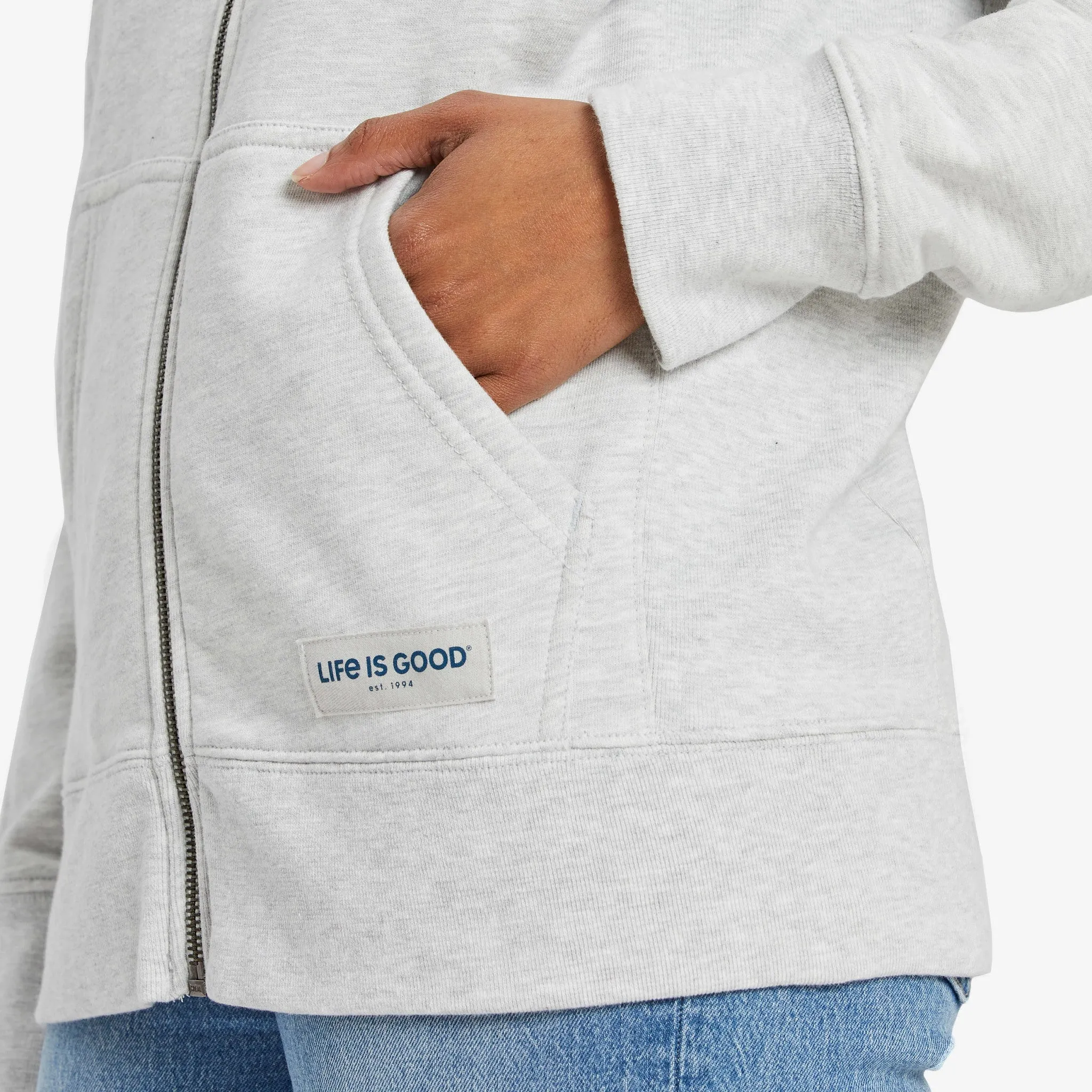 Women's LIG Ballyard Simply True Fleece Zip Hoodie LIFE IS GOOD