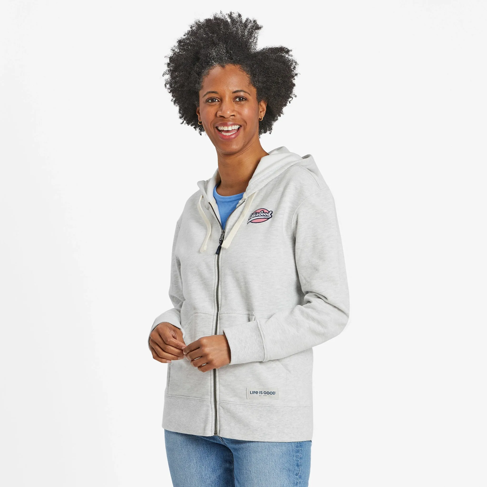 Women's LIG Ballyard Simply True Fleece Zip Hoodie LIFE IS GOOD
