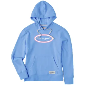 Women's LIG Vintage Oval Simply True Fleece Hoodie LIFE IS GOOD