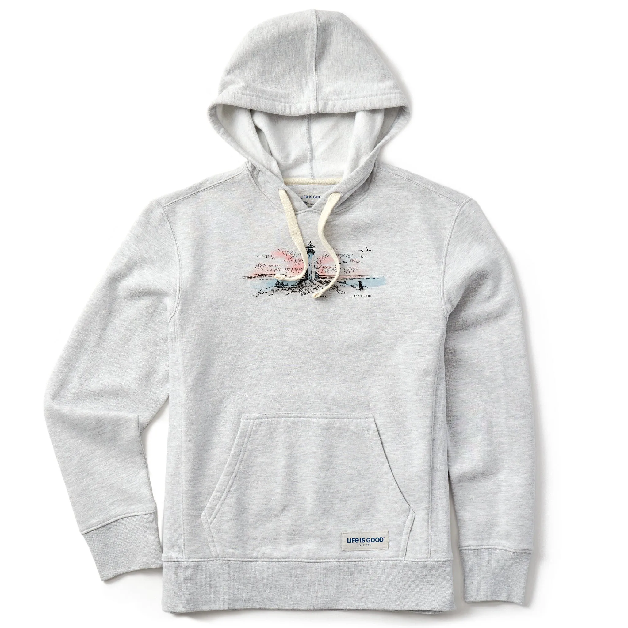 Women's Lighthouse Vista Simply True Fleece Hoodie LIFE IS GOOD