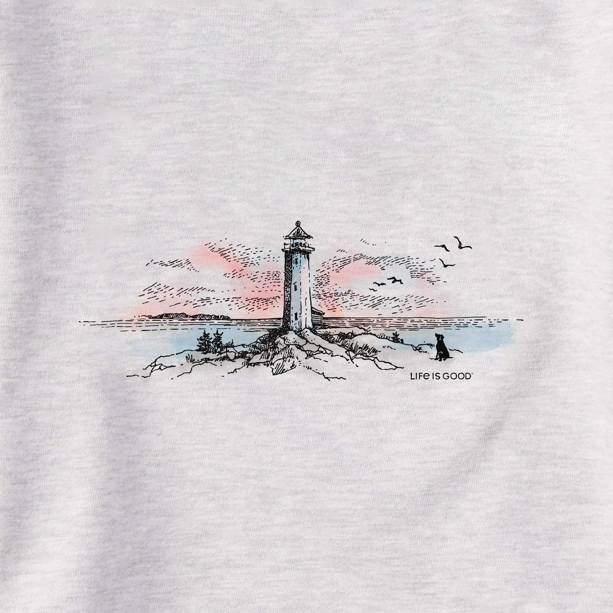 Women's Lighthouse Vista Simply True Fleece Hoodie LIFE IS GOOD