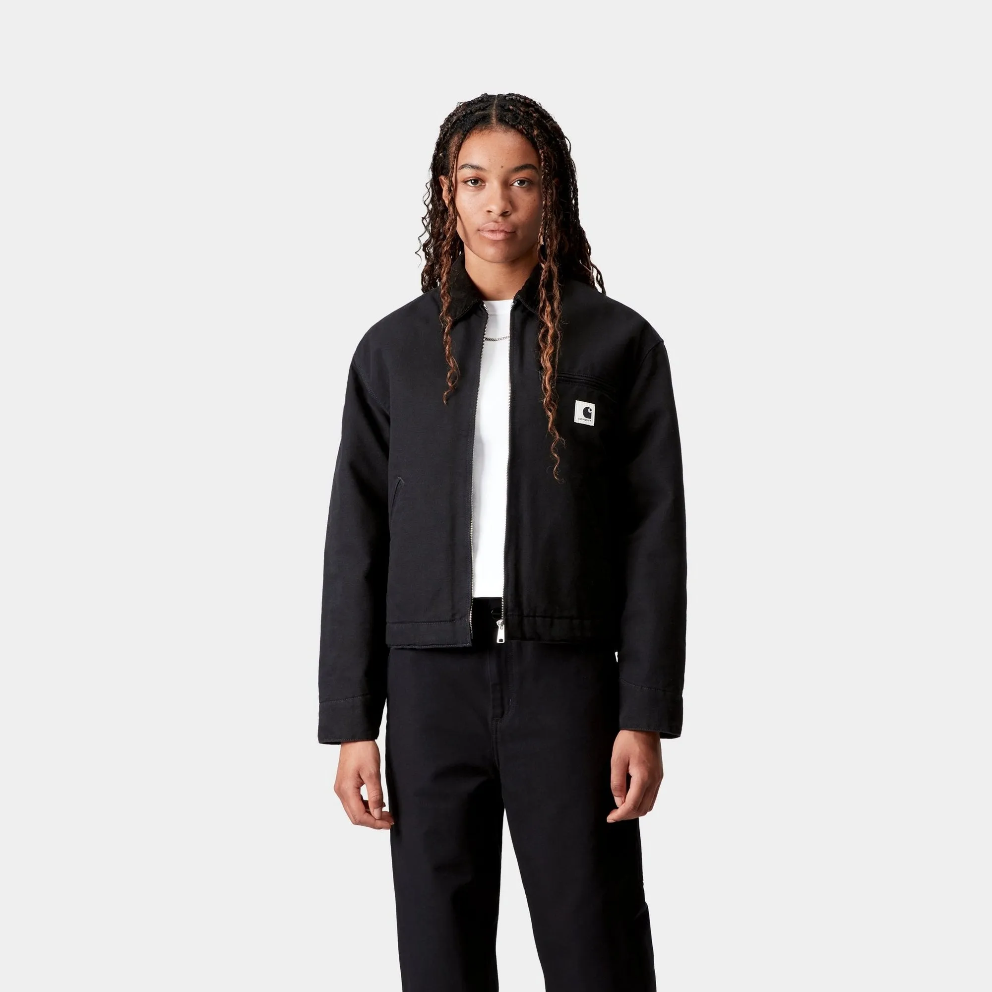 Women's OG Detroit Jacket (Winter) | Black Carhartt WIP