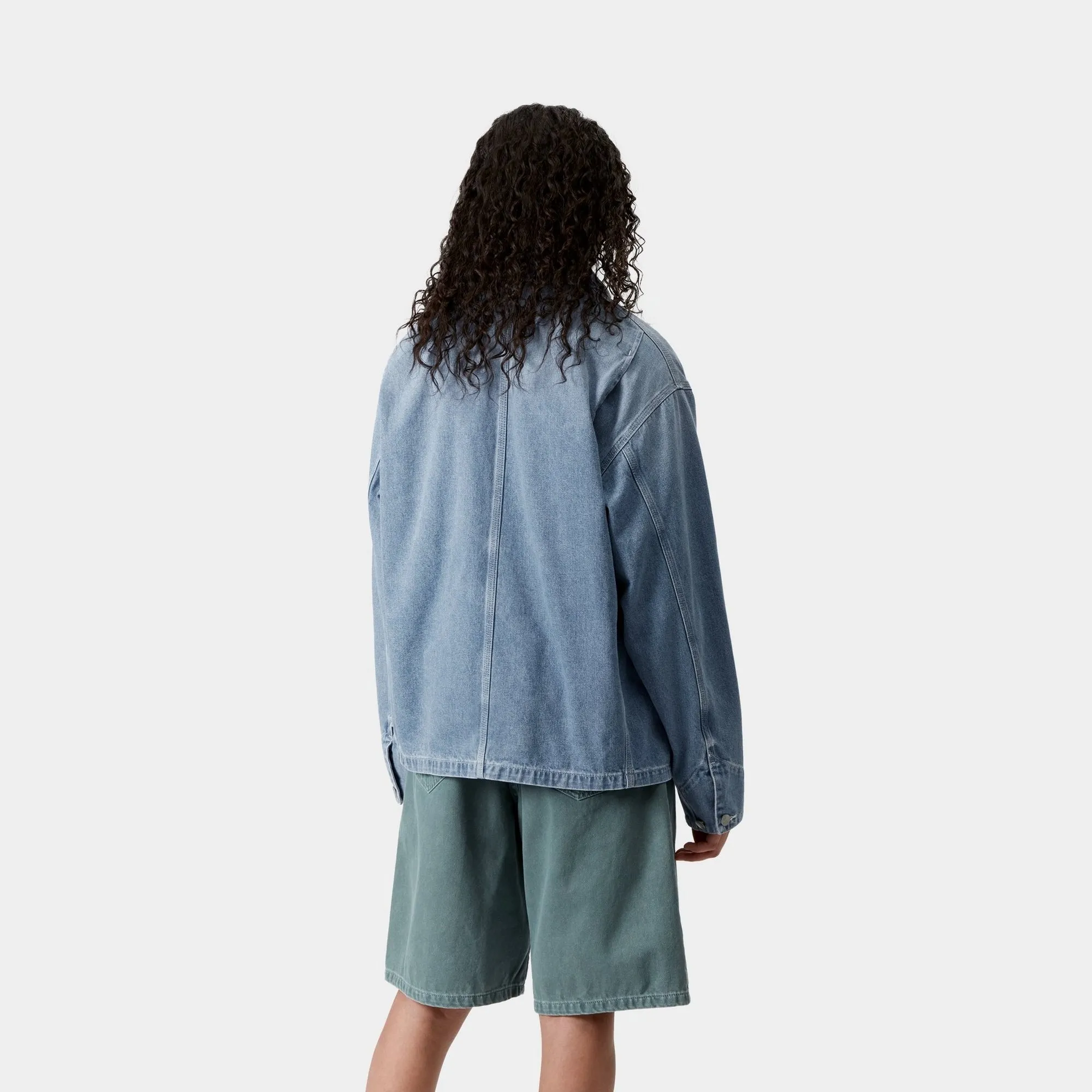 Women's OG Michigan Coat (Spring) - Denim | Blue (light true washed) Carhartt WIP