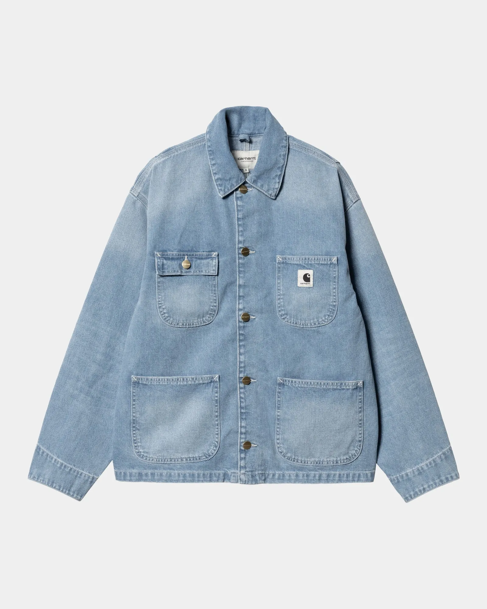 Women's OG Michigan Coat (Spring) - Denim | Blue (light true washed) Carhartt WIP