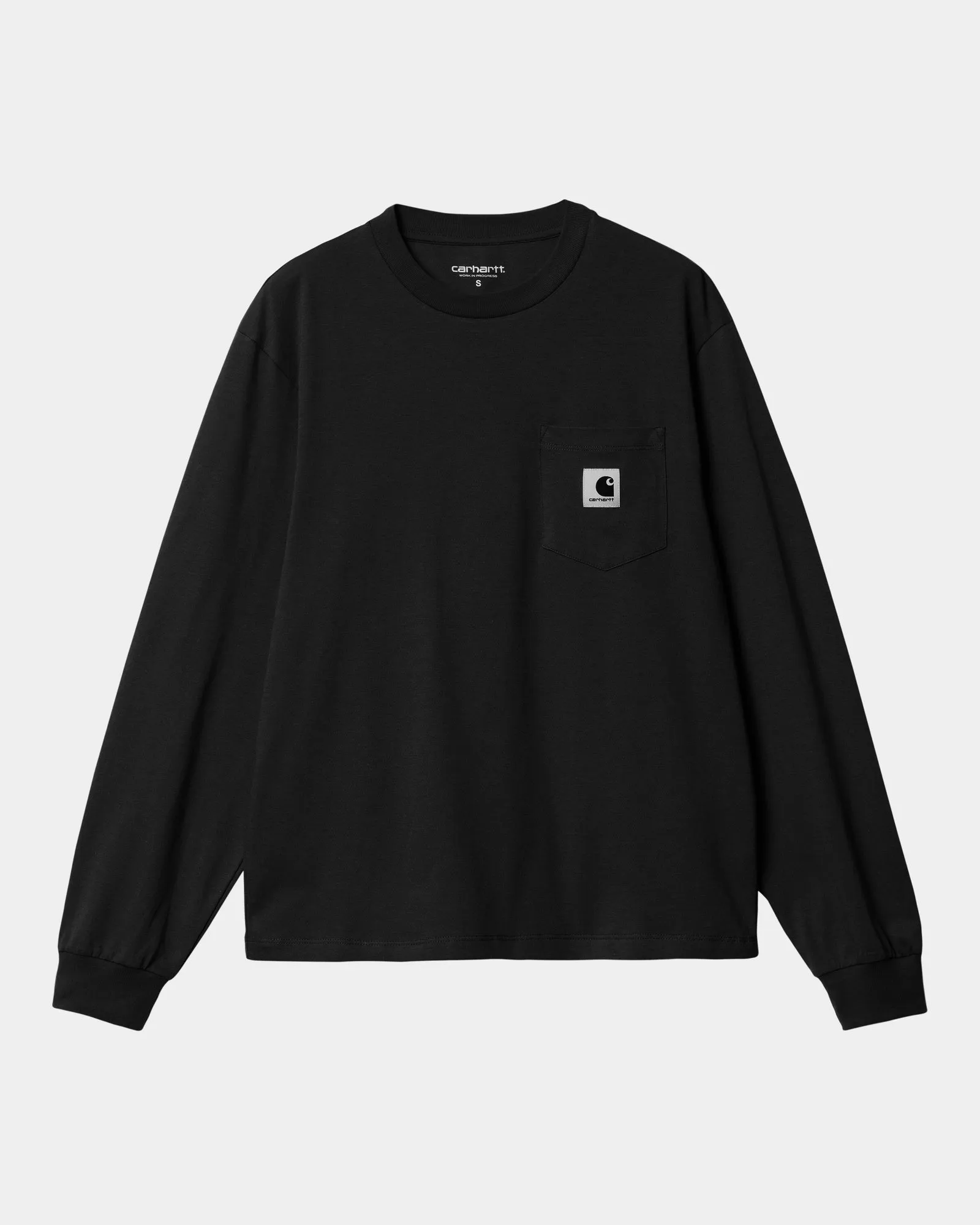 Women's Pocket Long Sleeve T-Shirt | Black Carhartt WIP