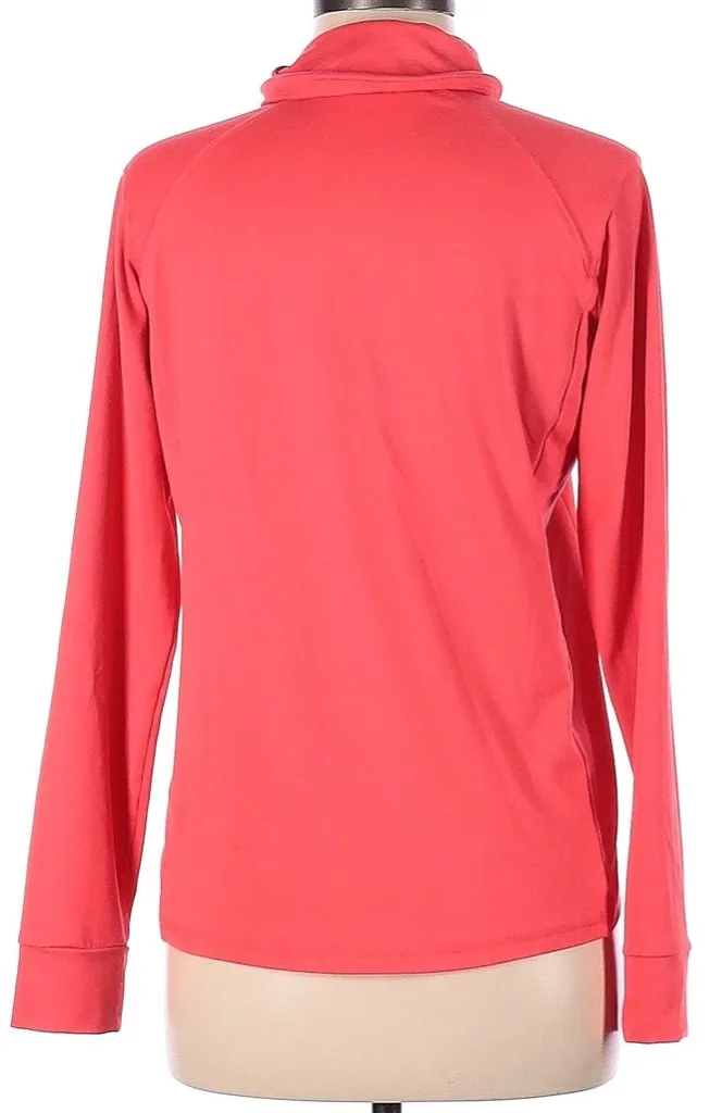Women's Ralph Lauren Polo Golf Deep Coral Pullover Size M MSP$148