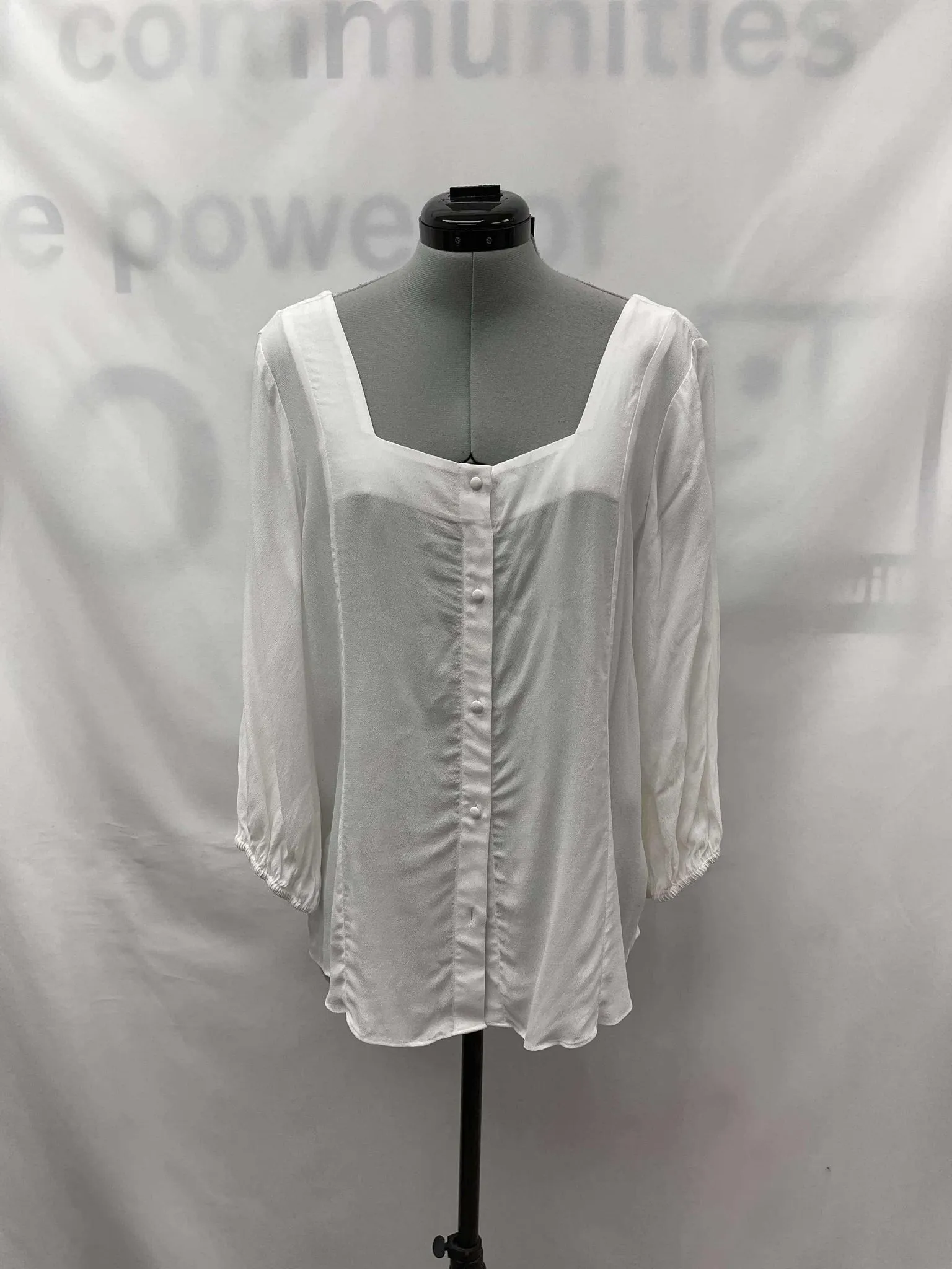 Women's RW&CO Long Sleeve Top, Medium