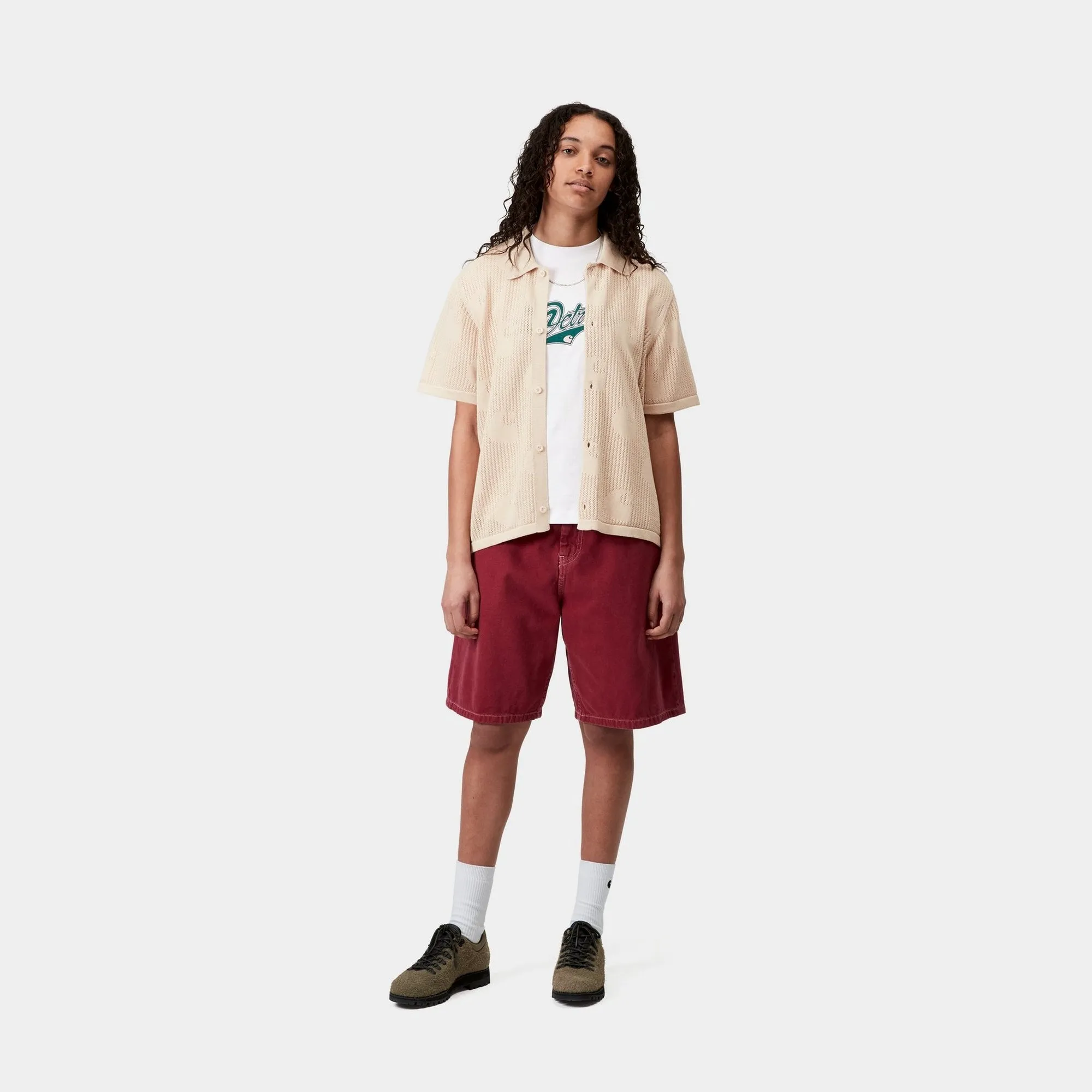 Women's Temple Knit Shirt | Fleur De Sel Carhartt WIP