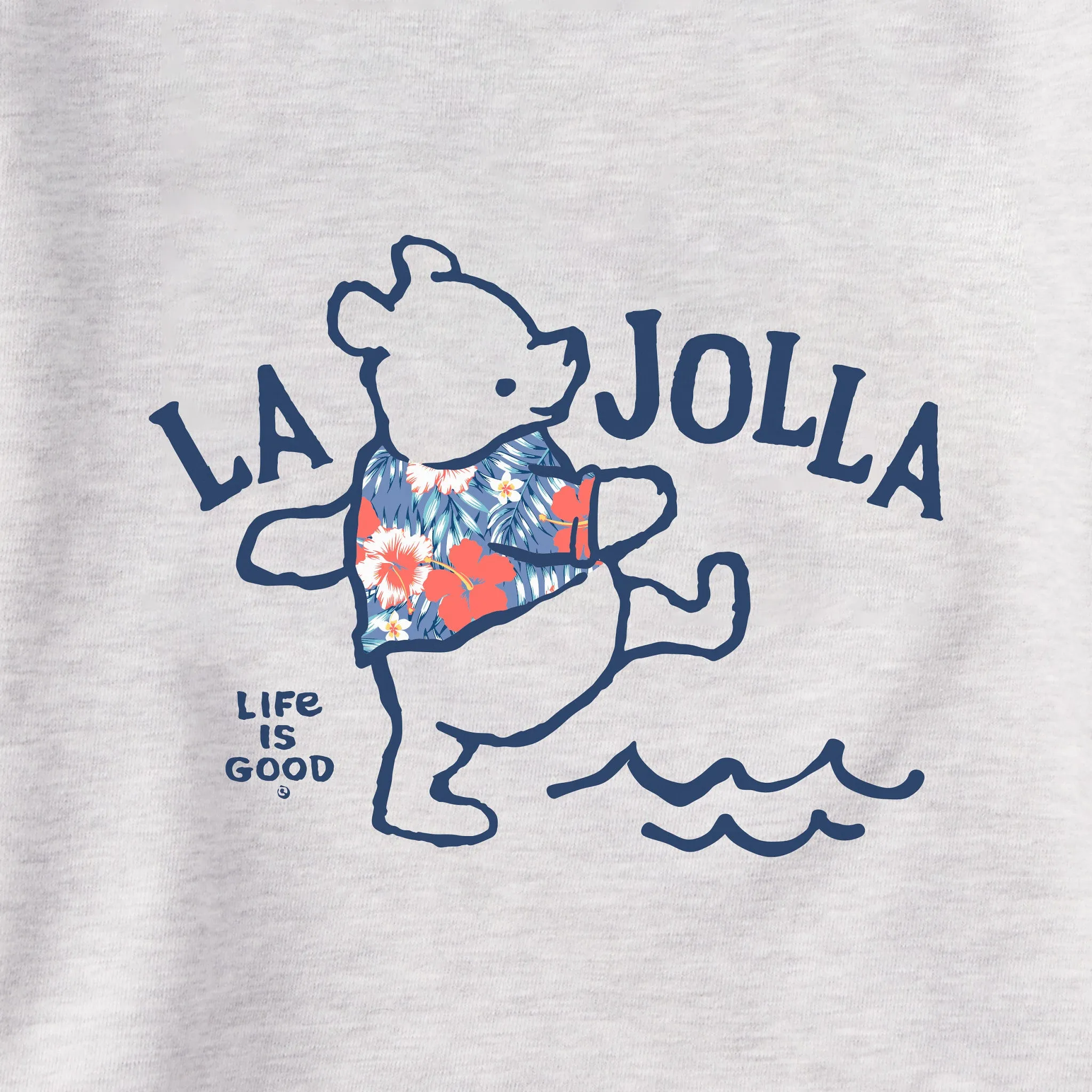 Women's Tie Dye Winnie La Jolla Simply True Crew LIFE IS GOOD