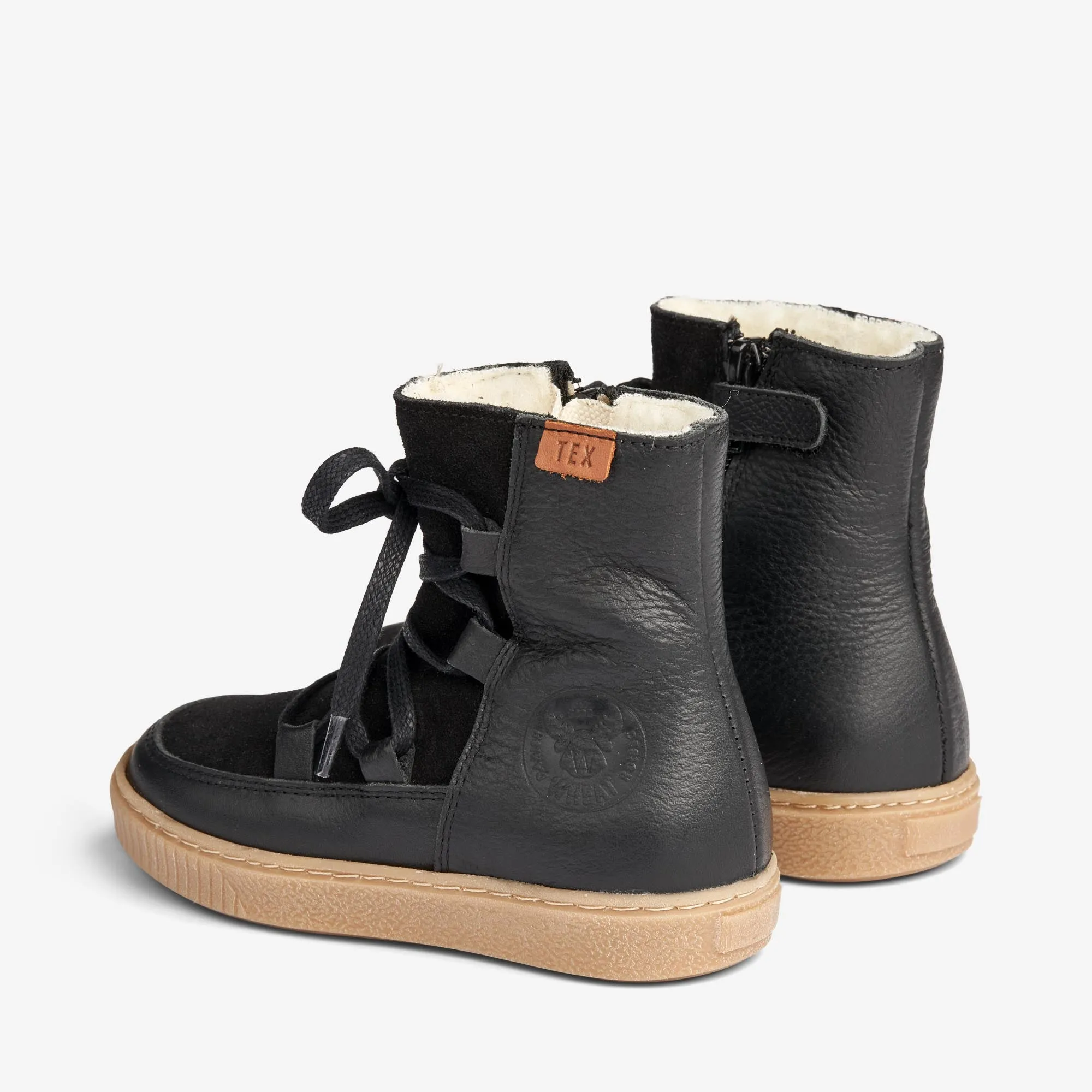 Woolie Tex Lace - black Wheat