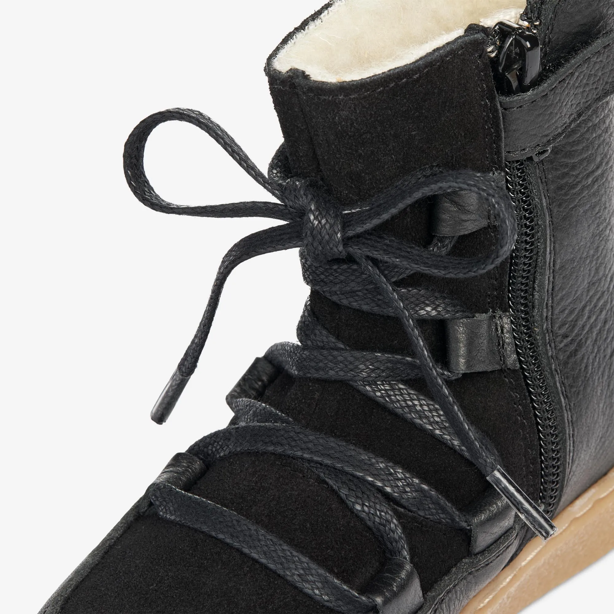 Woolie Tex Lace - black Wheat