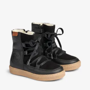 Woolie Tex Lace - black Wheat
