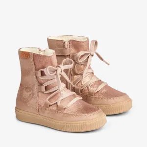 Woolie Tex Lace Shine - rose dawn Wheat