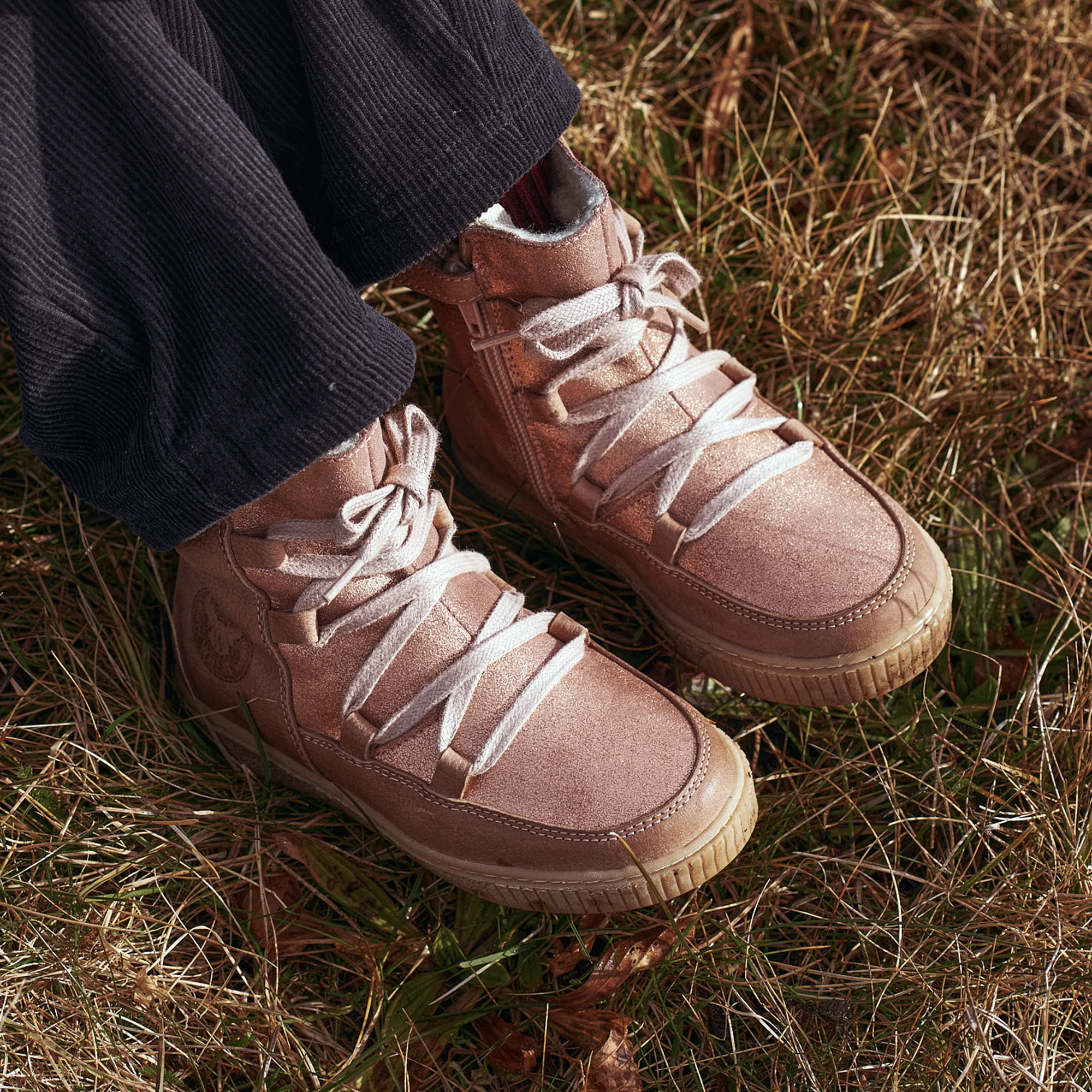 Woolie Tex Lace Shine - rose dawn Wheat