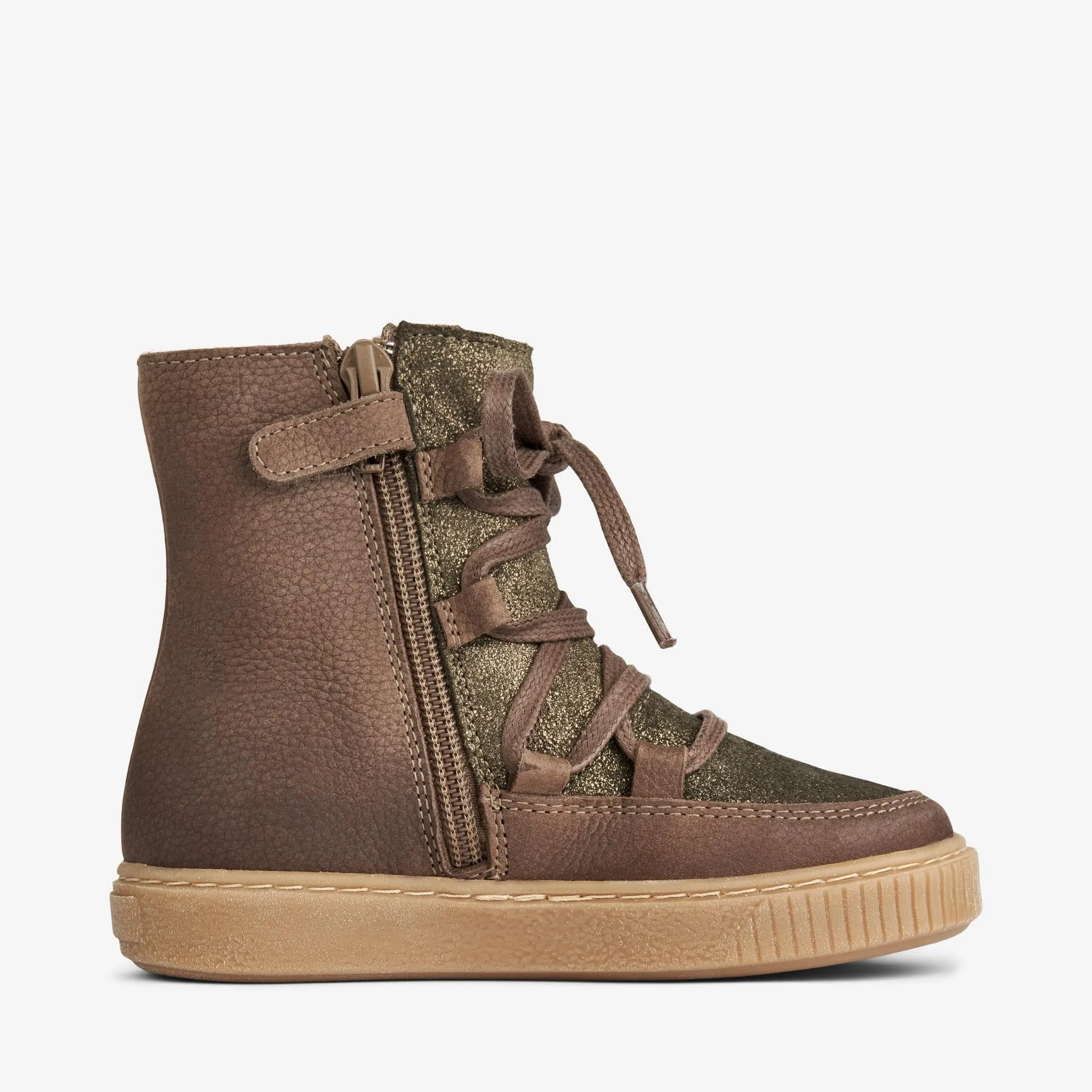 Woolie Tex Lace Shine - taupe Wheat