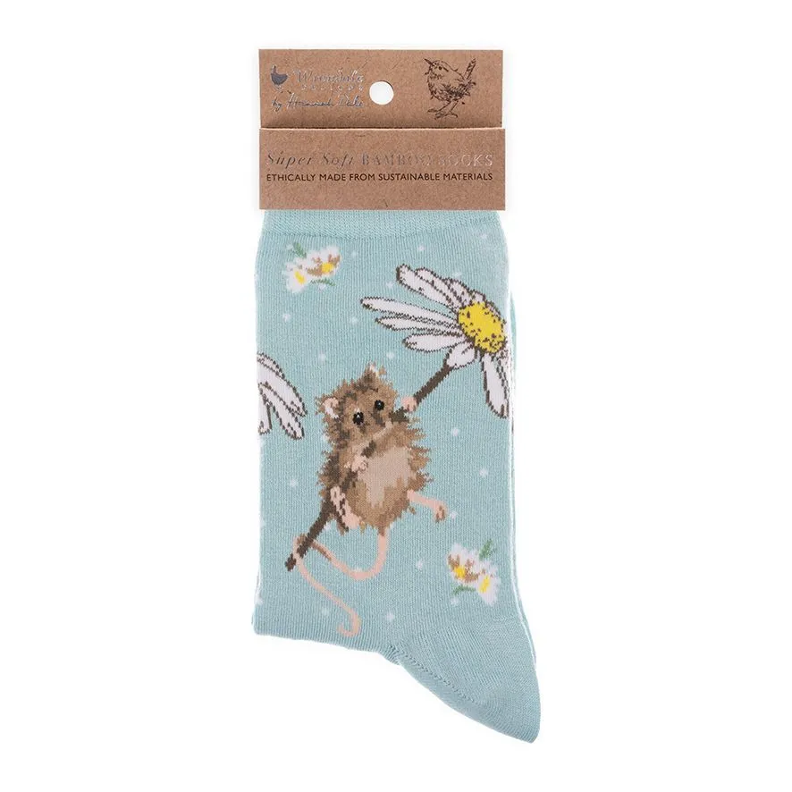 Wrendale Oops a Daisy Mouse Socks