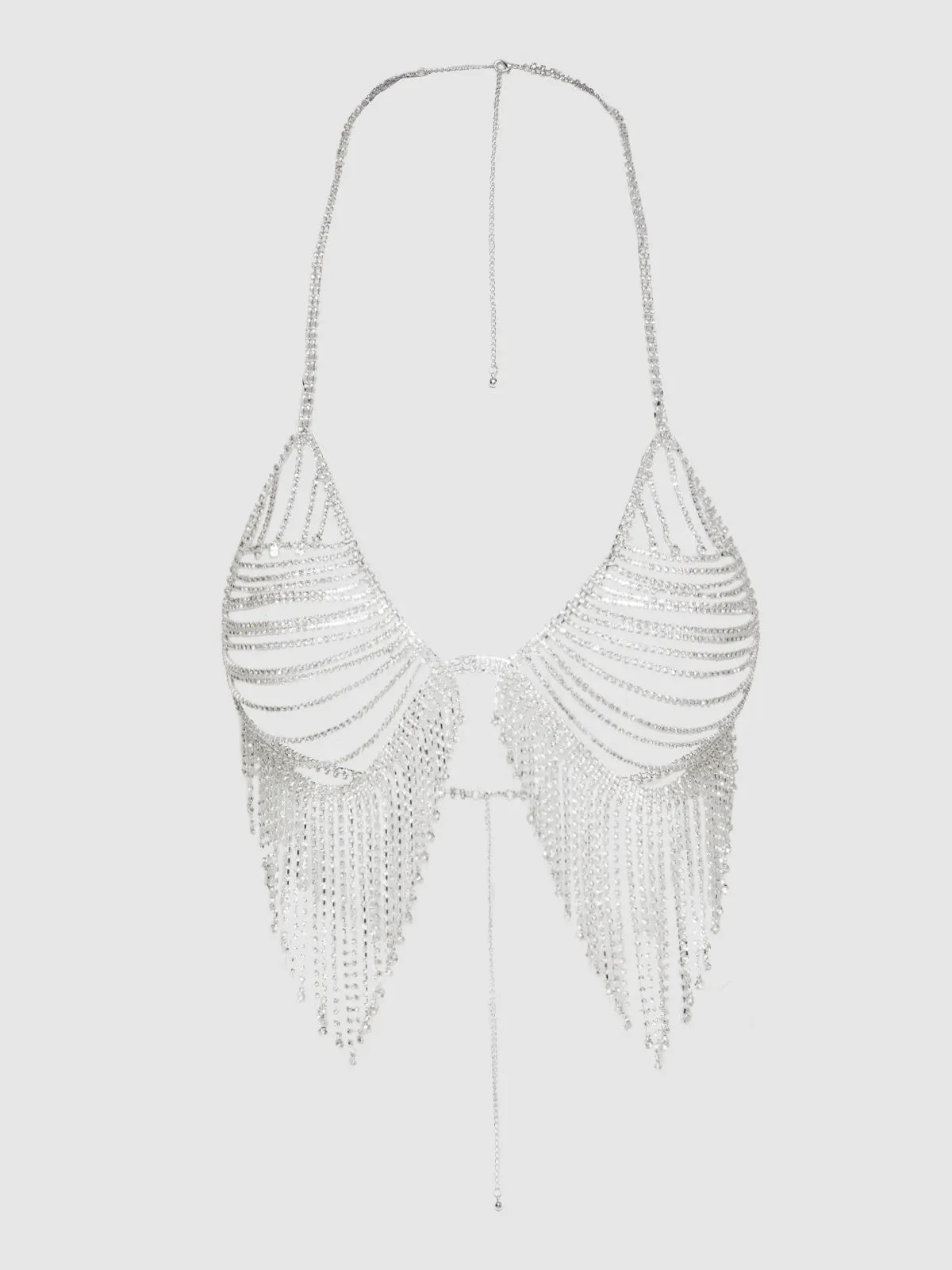 Ziggy Rhinestone Fringe Triangle Bra by Frederick's of Hollywood