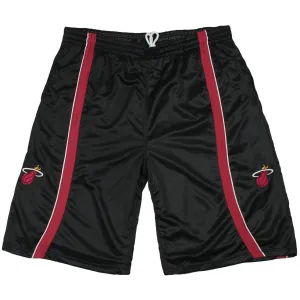 Zipway NBA Men's Big and Tall Miami Heat Mesh Shorts, Black