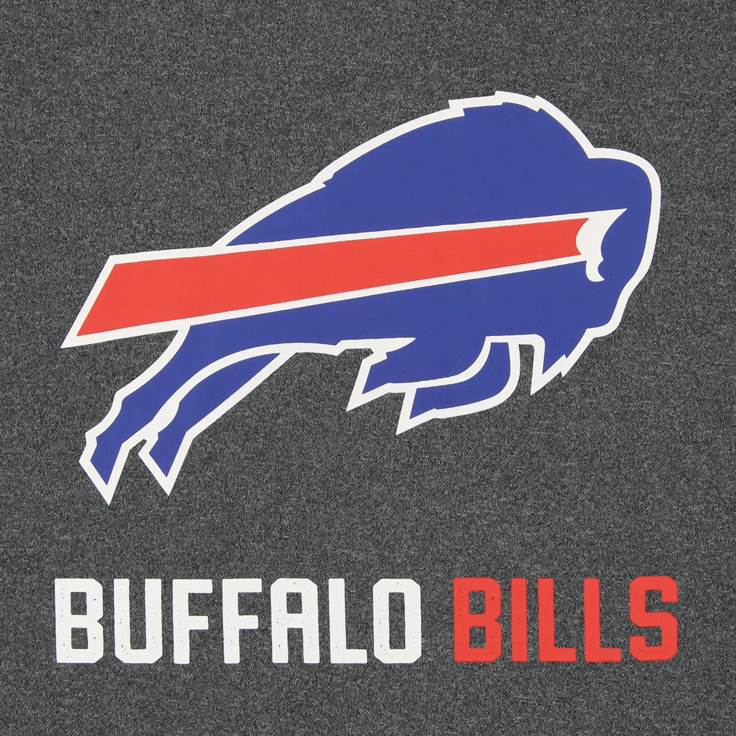 Zubaz NFL Buffalo Bills Men's Heather Grey Fleece Hoodie